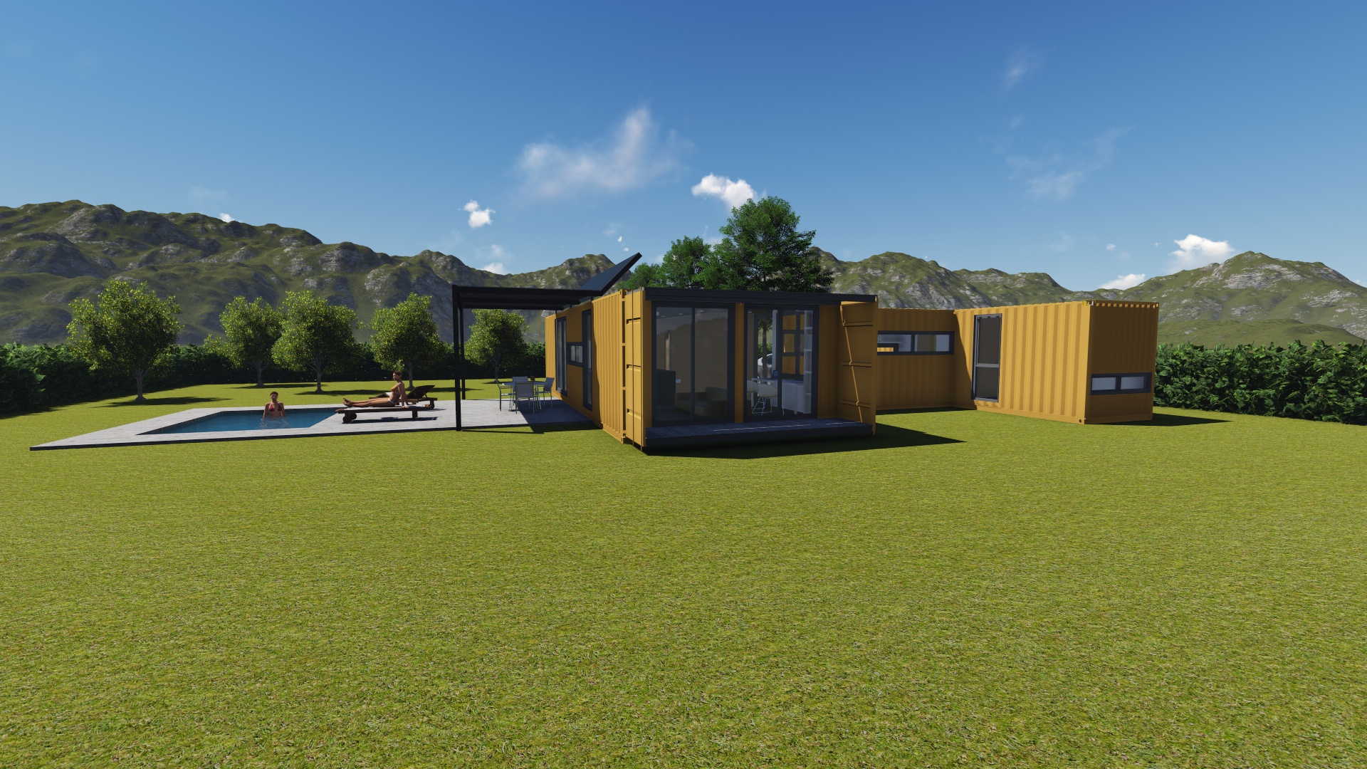 viviendas hechas con contenedores marítimos 1